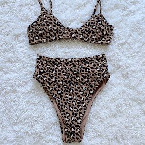 Aerie Cheetah Print Bikini